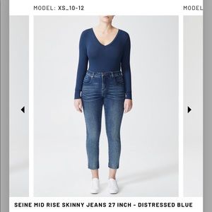 Universal standard jeans. Size ten. Stretchy.